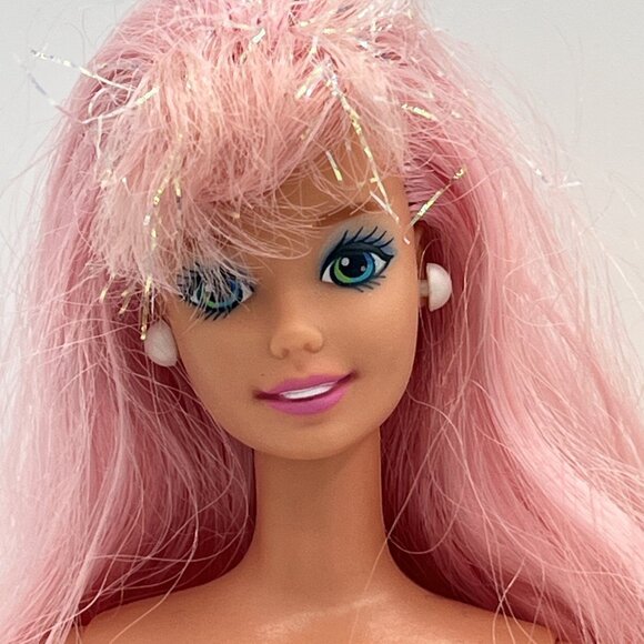 Vintage Mermaid Barbie Doll 1990's Fountain & Rainbow hair #1434 #10393 lot of 2 - Picture 3 of 16